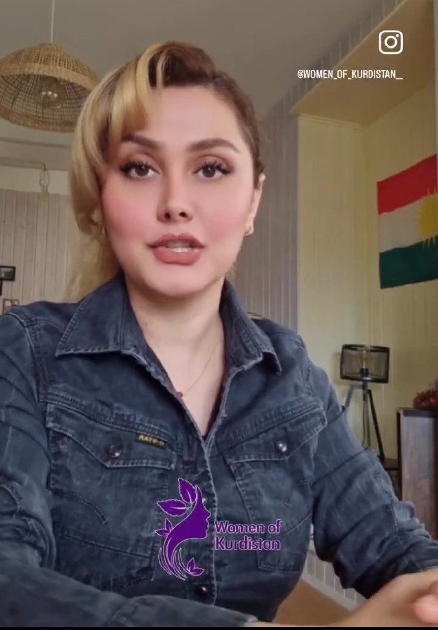 ڕۆژی جیهانی „سووڕی مانگانە“ ‏سەیران مەنوچێهری، ئەندامی دەستەی بەڕێوەبەری ڕێکخراوی ژنانی کوردستان